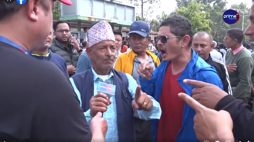 ​​​​​​​Protestors manhandle journalists in Pokhara 